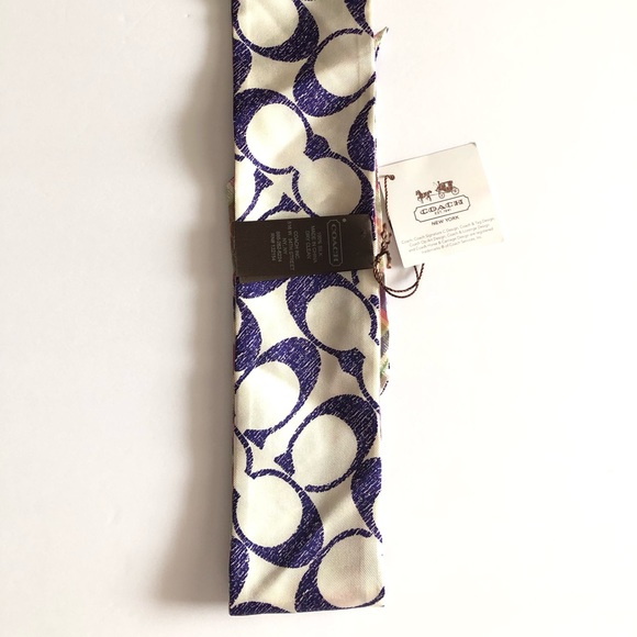 Coach Women’s Daisy Madras Ponytail Scarf - Picture 3 of 3